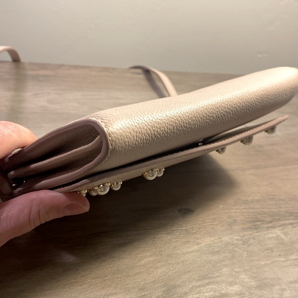 NWOT. Kate Spade Blush Pink Purse with Pearl Detailing. - Picture 7 of 12